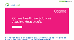 Desktop Screenshot of hospicesoft.com